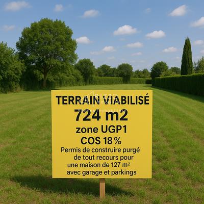 Terrain - 724 m²