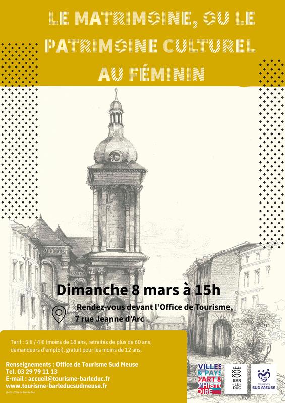 Visite accompagnée - le matrimoine, ou le patrimoine culturel au féminin