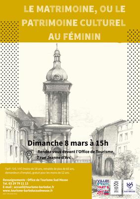 Visite accompagnée - le matrimoine, ou le patrimoine culturel au féminin