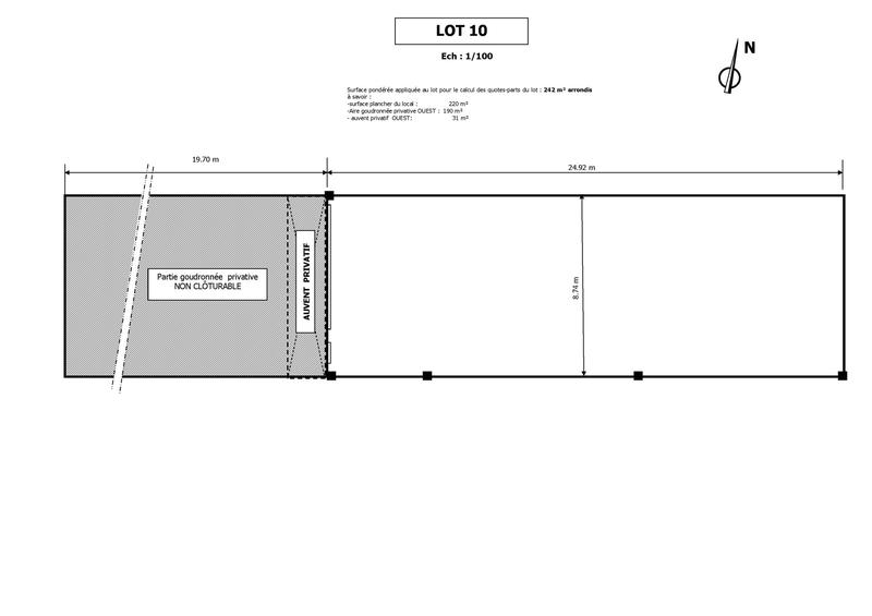 Local d'activités - 880 m²