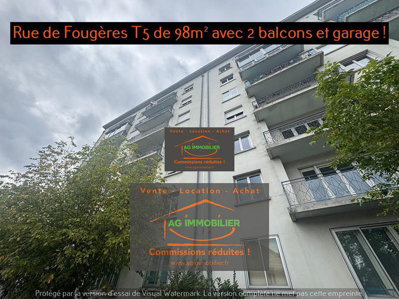 Appartement - 98 m² - 5 pièces