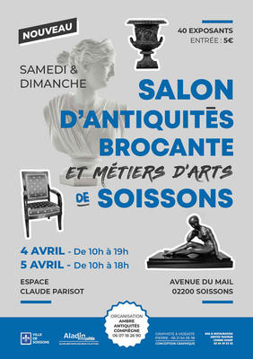 Salon antiquités-brocante et métiers d’arts de soissons
