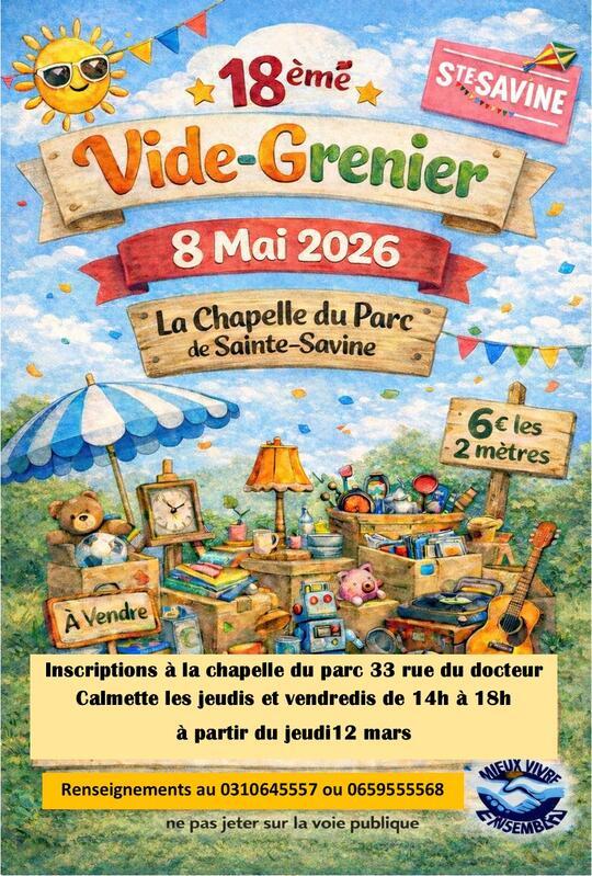 18 ème vide grenier des quartiers