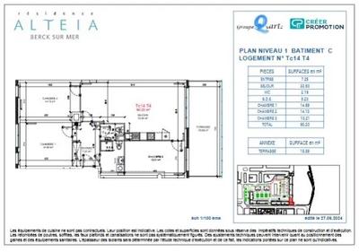 Appartement - 90 m² - 4 pièces