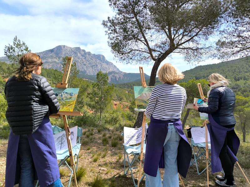 Sur les traces des peintres de Provence - la Balade Cezanne