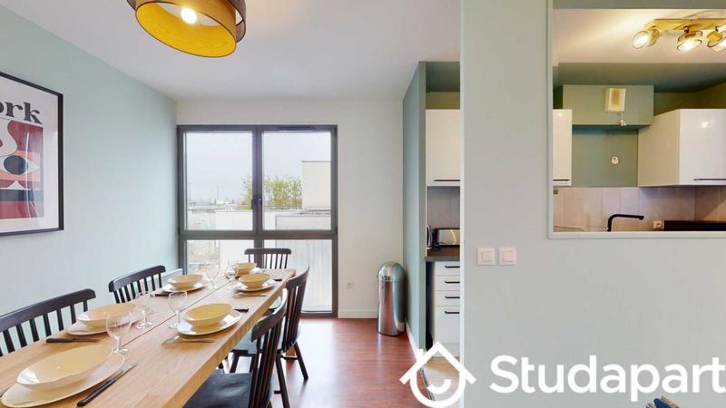 Chambre - 9 m² - 1 pièce