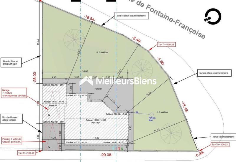 Terrain constructible - 581 m²