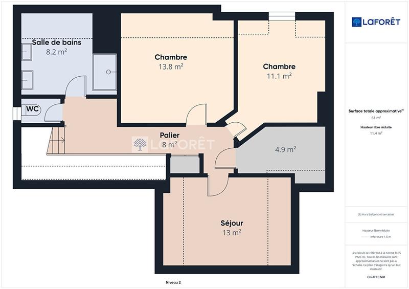 Maison - 134 m² - 7 pièces