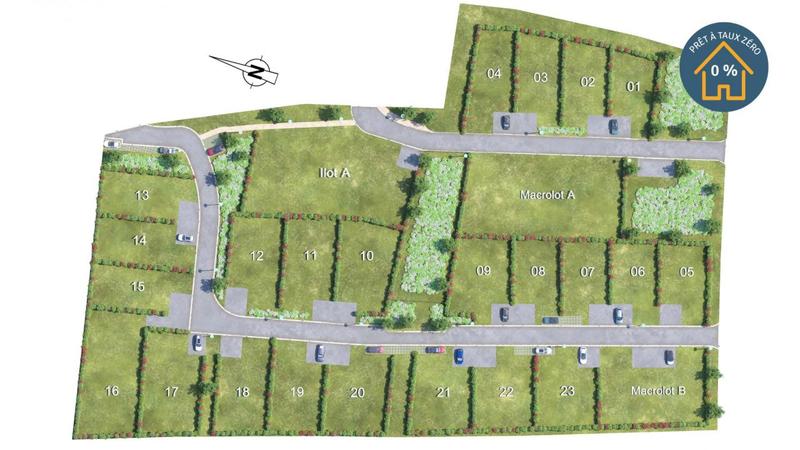 Terrain de lotissements - 357 m²