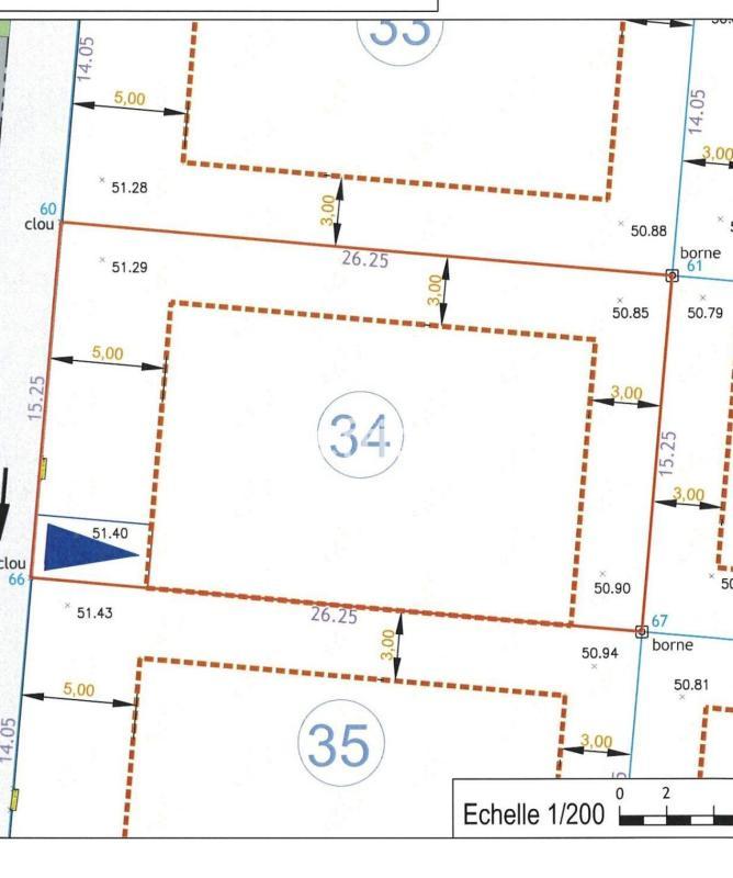 Terrain constructible - 400 m²