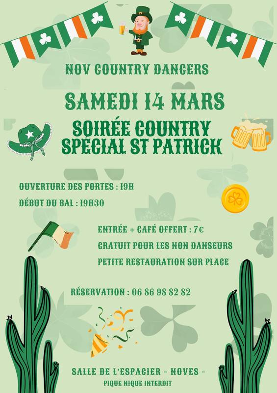 Bal country spécial St Patrick