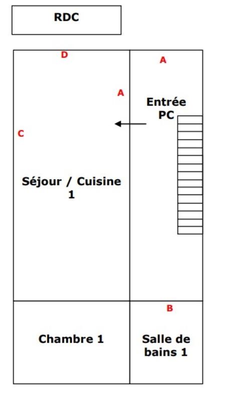 Immeuble - 75 m² - 3 pièces