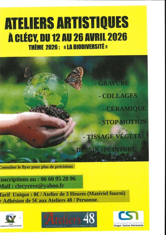 Atelier Artistiques à Clecy