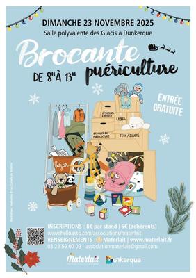 Brocante puériculture 2025 - association materlait