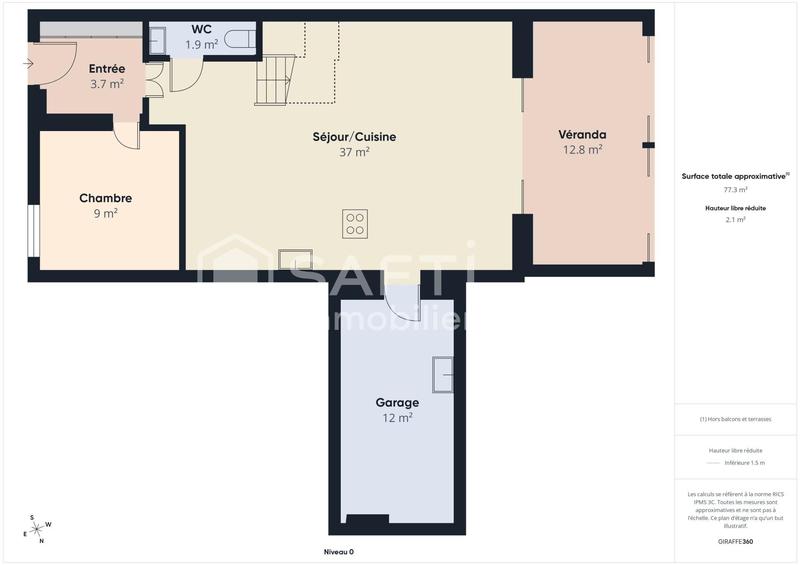 Maison - 111 m² - 4 pièces