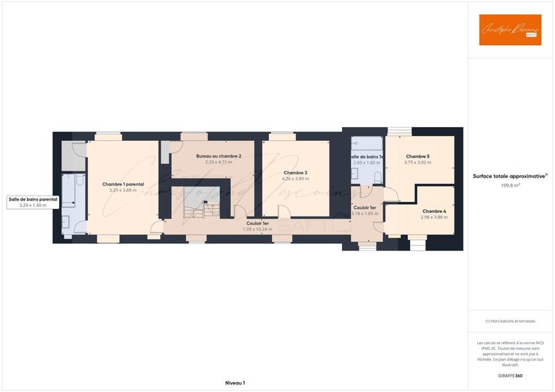 Maison - 220 m² - 8 pièces