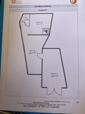 Bureau - 42 m² - 3 pièces