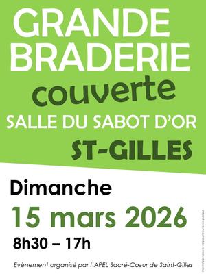 Grande Braderie couverte organisée par l’Apel de l’école Sacré-Cœur.