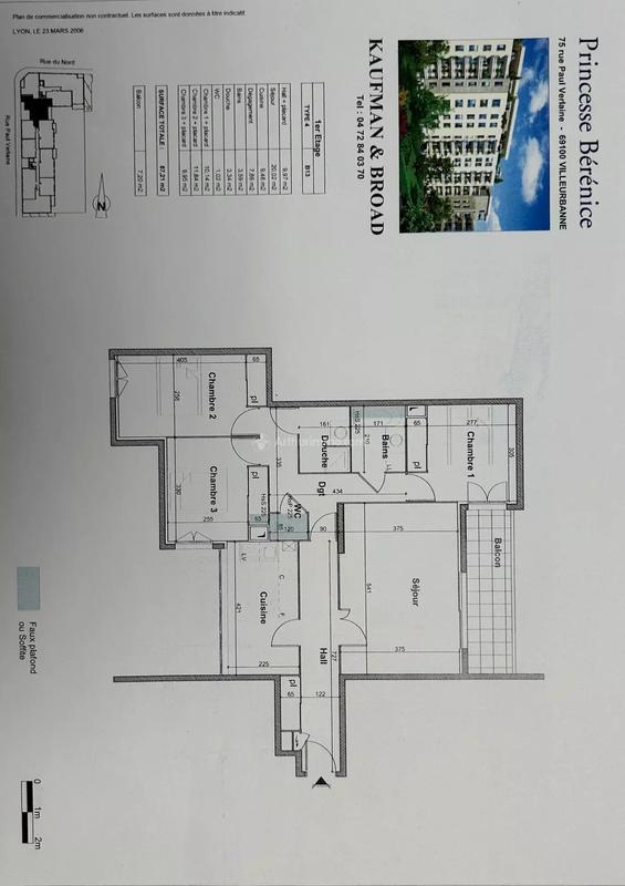 Appartement - 88 m² - 4 pièces