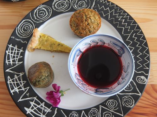 Bourrache et Coquelicot