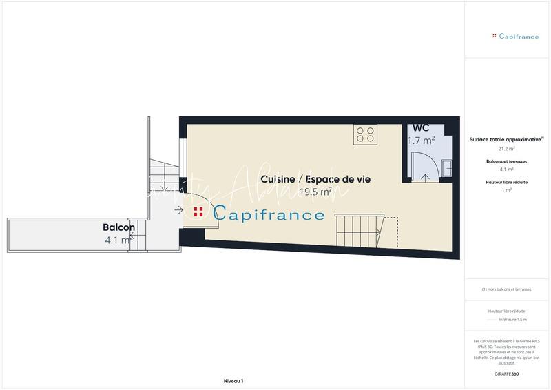 Appartement - 49 m² - 3 pièces