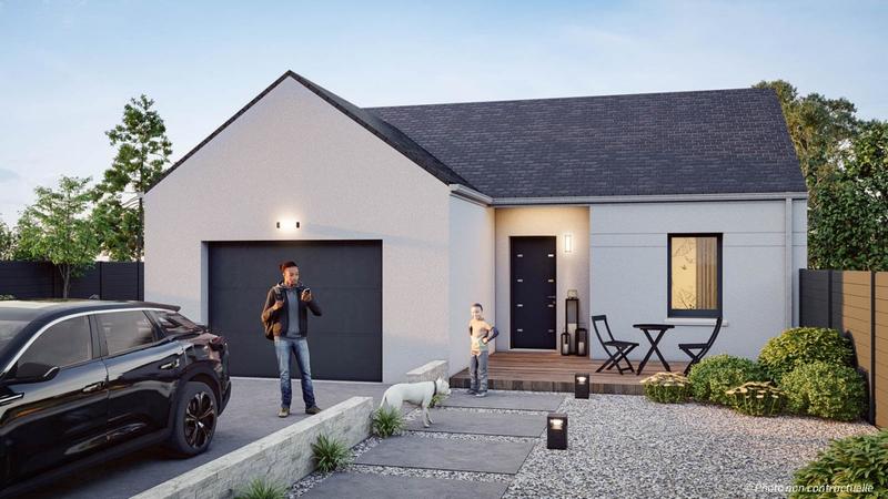 Maison - 92 m² - 5 pièces