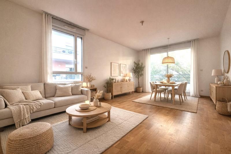 Appartement - 65 m² - 3 pièces