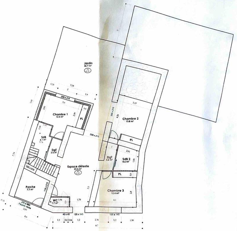 Maison - 208 m² - 8 pièces