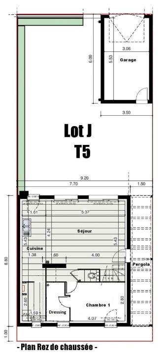Maison - 94 m² - 5 pièces