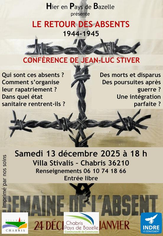 Conférence &quot;Le Retour des absents&quot;