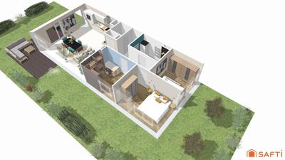 Appartement - 87 m² - 5 pièces