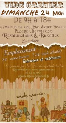 Vide grenier du twirling club du lié