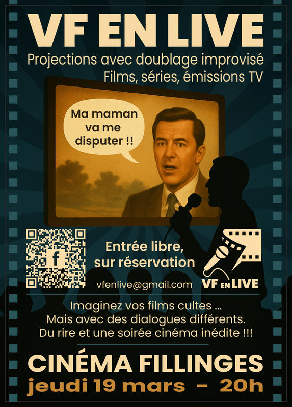 Soirée doublage au Cinéma, Vf 100% improvisée