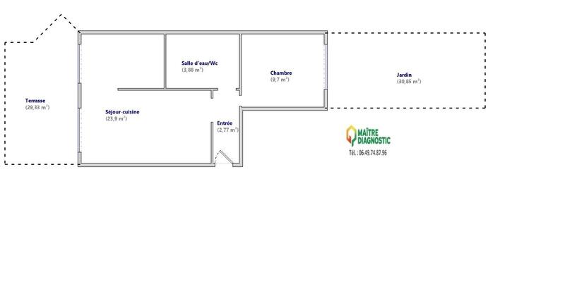 Appartement - 40 m² - 2 pièces