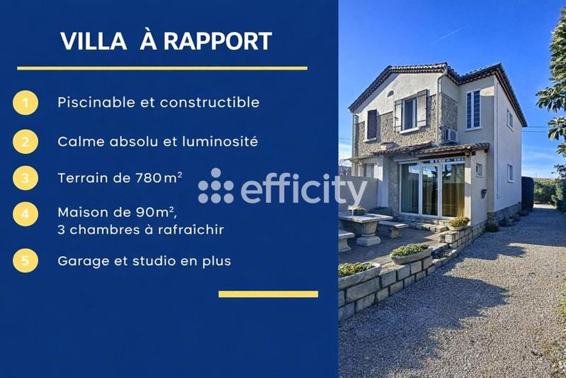 Maison - 90 m² - 4 pièces
