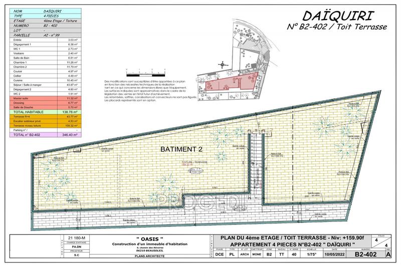 Appartement - 139 m² - 4 pièces