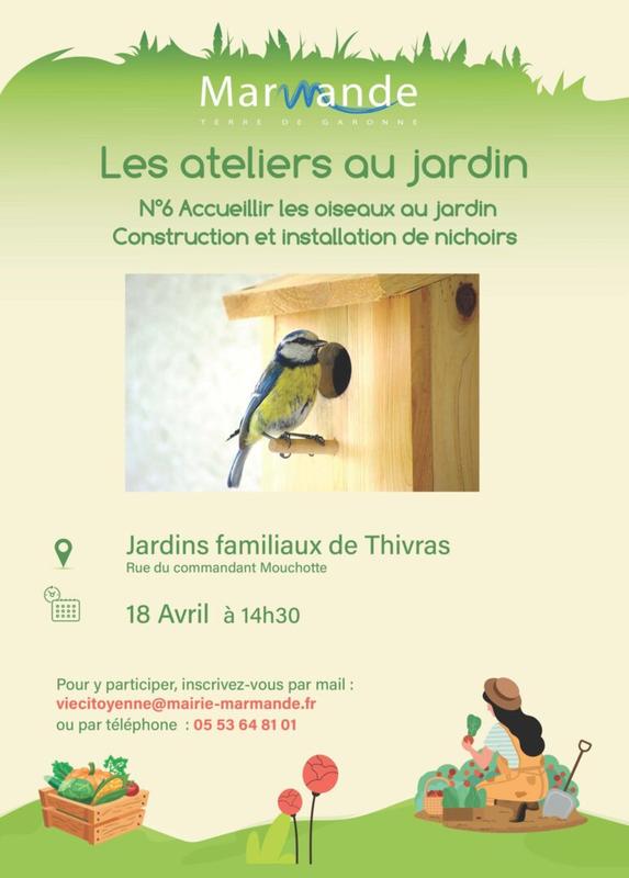 Les ateliers au jardin