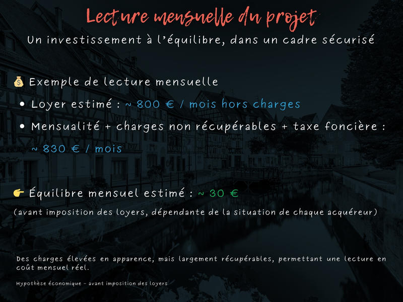 Appartement ancien - 47 m² - 2 pièces