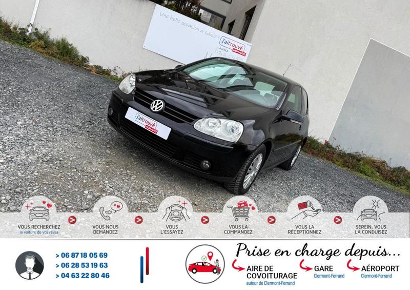 Volkswagen Golf V 1.6 I 105cv Confortline*Ct Révision Kit Distribution Entretien Complet*Véhicule Sous Garantie*100 Points de Contrôles*CarteGrise Moitié prix (Véhicule plus 10 ans)*Pneus 4 saisons ("M+S")*Sièges chauffant*Régulateur limiteur vitesse*Clim