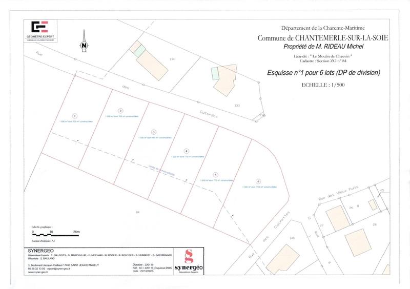 Terrain constructible - 1 300 m²