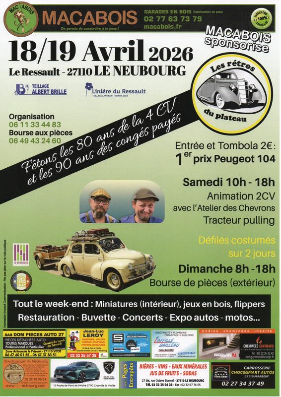 Rassemblement "Les rétros du plateau"