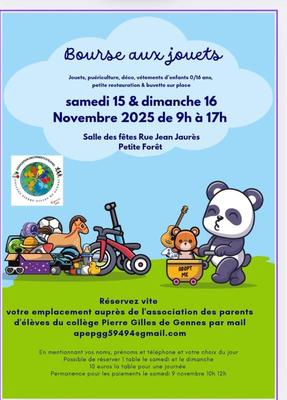 Bourse aux jouets, puériculture, enfants
