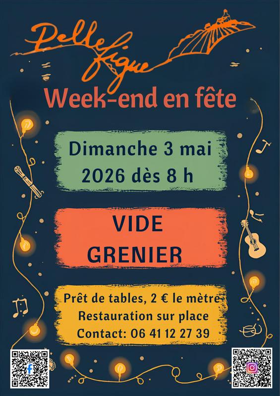 Vide grenier - fêtes de pellefigue