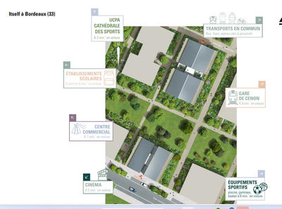 Appartement - 55 m² - 2 pièces