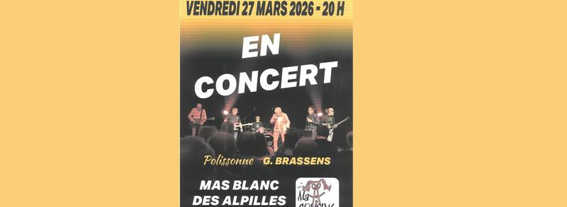Concert - Brassens - Groupe ma Cousine
