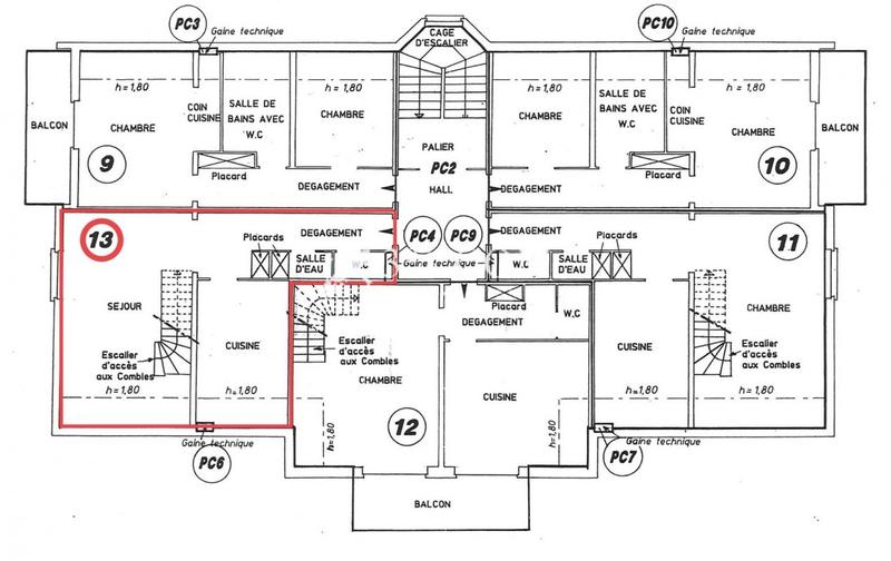 Duplex - 86 m² - 4 pièces