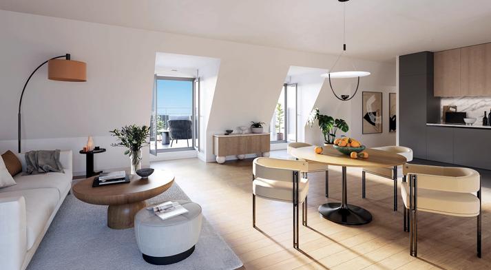 Appartement - 62 m² - 3 pièces