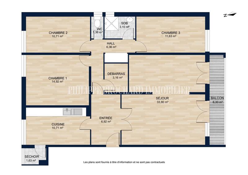 Appartement - 103 m² - 5 pièces