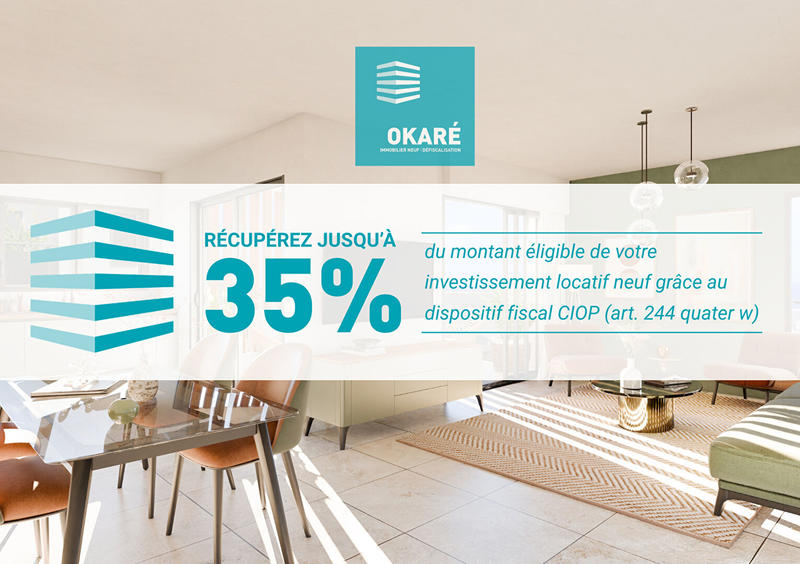 Appartement - 59 m² - 3 pièces