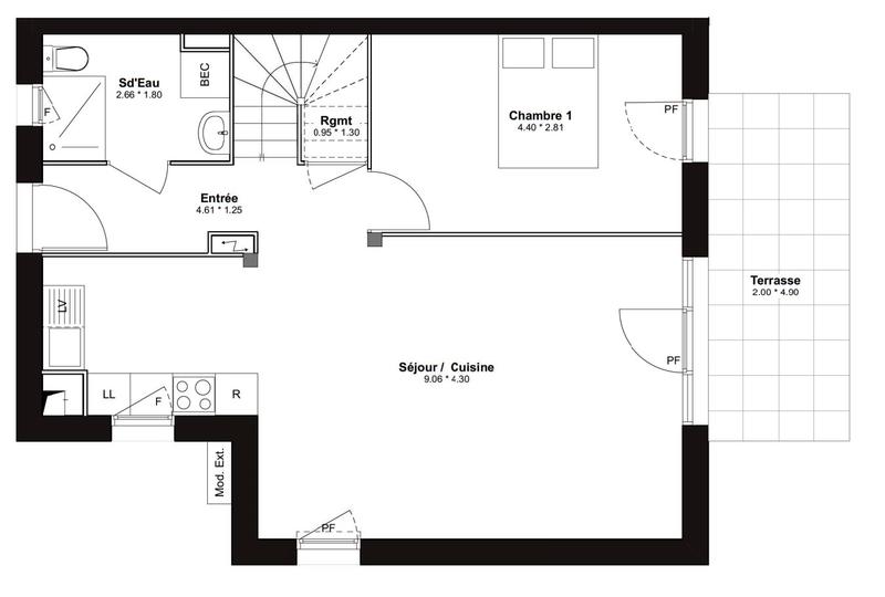 Maison - 100 m² - 5 pièces